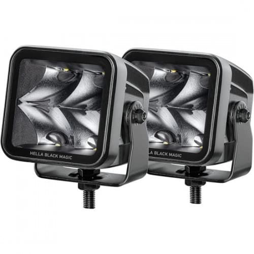 Hella Black Magic 3.2 Inch LED Cube Spotlight Set – Mahindra Thar 2020