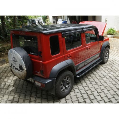 Jimny Heavy Duty Side Step – Black Powder Coated