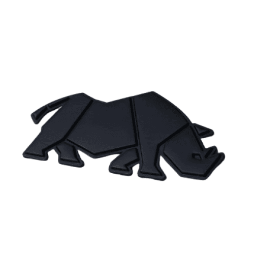 Jimny Rhino Black Sticker