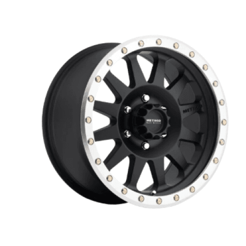 Method Race Wheels MRW 304 Matte Black Machined Lip 16-Inch Alloy Wheel