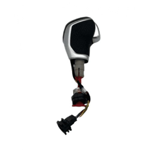 Volkswagen LED Electronic Gearshift Knob | Leather & Brushed Aluminum Finish | Plug & Play